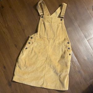 Wild fable corduroy criss cross suspenders